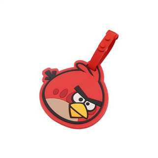 3D rajzfilm állati puha PVC poggyászcímke